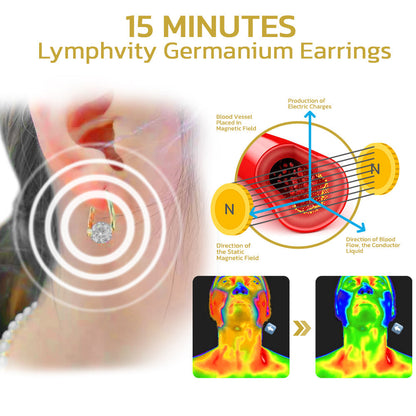 🔥 LETZTER TAG DER AKTION - 80% RABATT Lymphvity MagneTherapy Germanium Histone Ohrringe